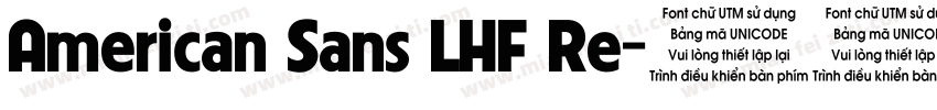 American Sans LHF Re字体转换